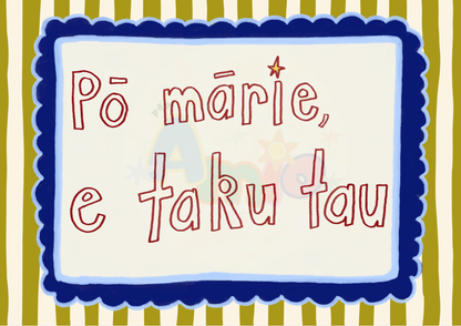 Pō mārie, e taku tau